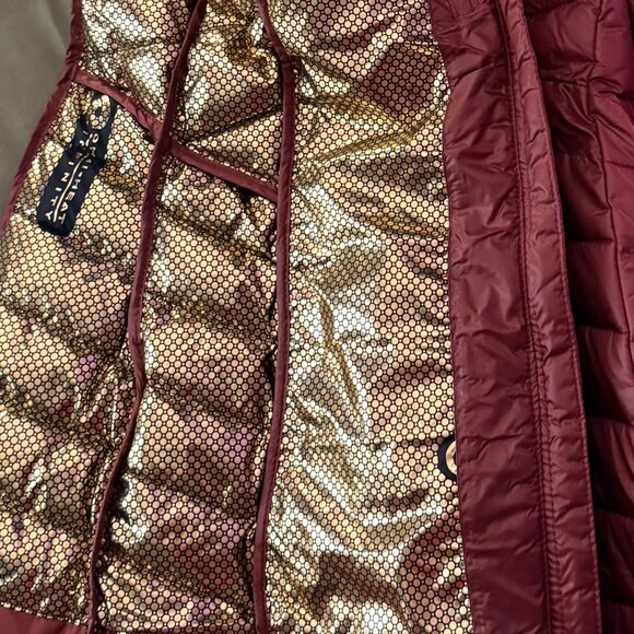 NWT *Columbia* Joy Peak Mid Hooded Parka | Beetroot Red | XS | Omni Heat Warmth - Picture 9 of 12